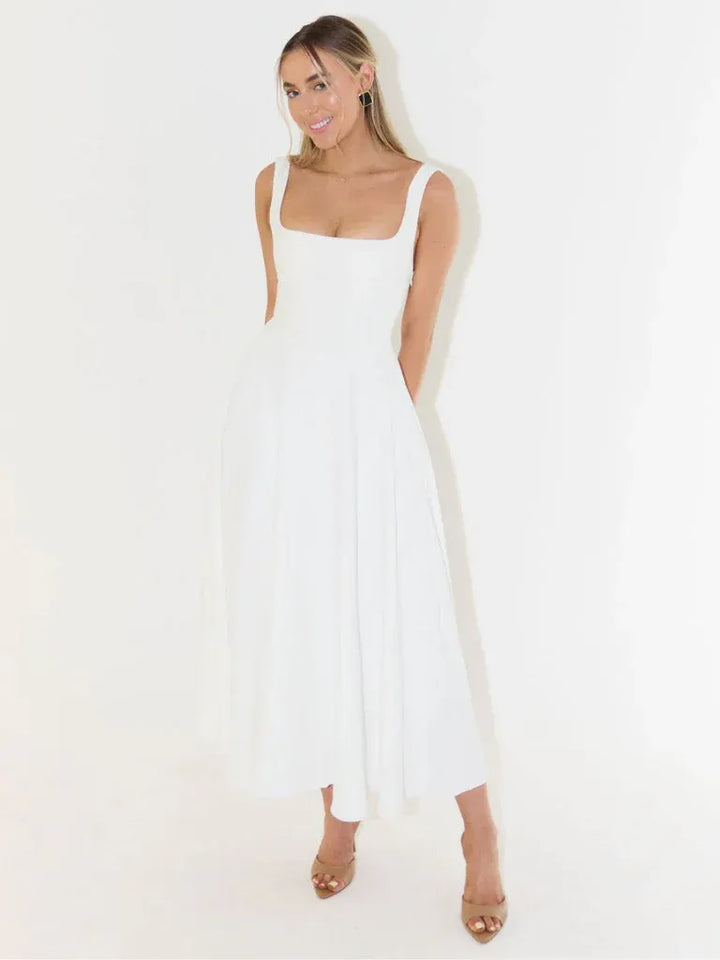 Melisa | Vestido com Saia Midi