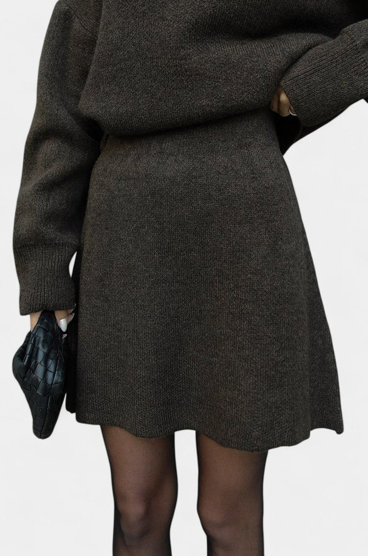 Marie Conjunto de Malha Elegante