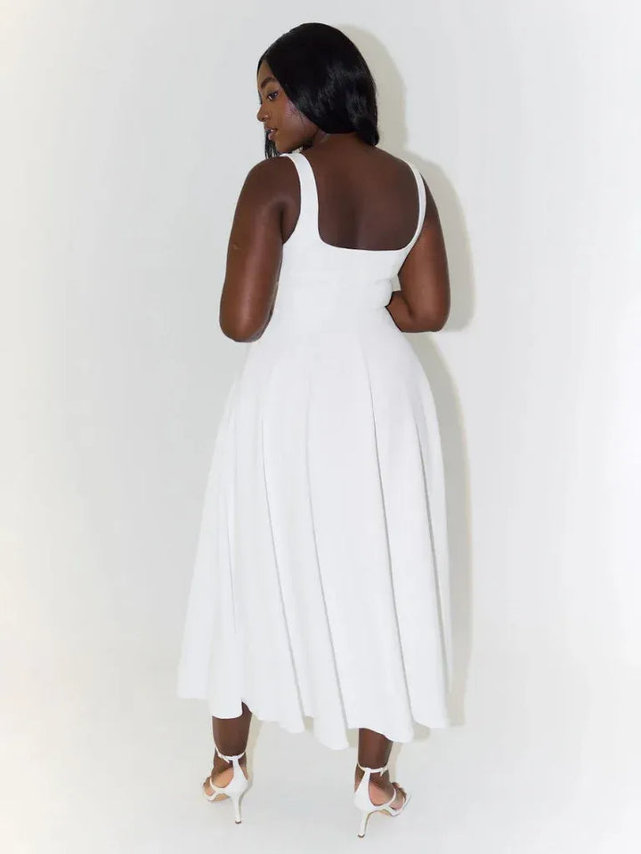Melisa | Vestido com Saia Midi