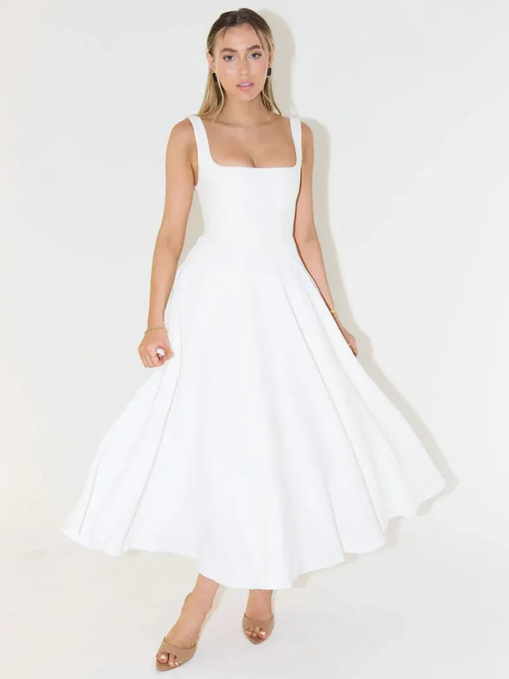 Melisa | Vestido com Saia Midi