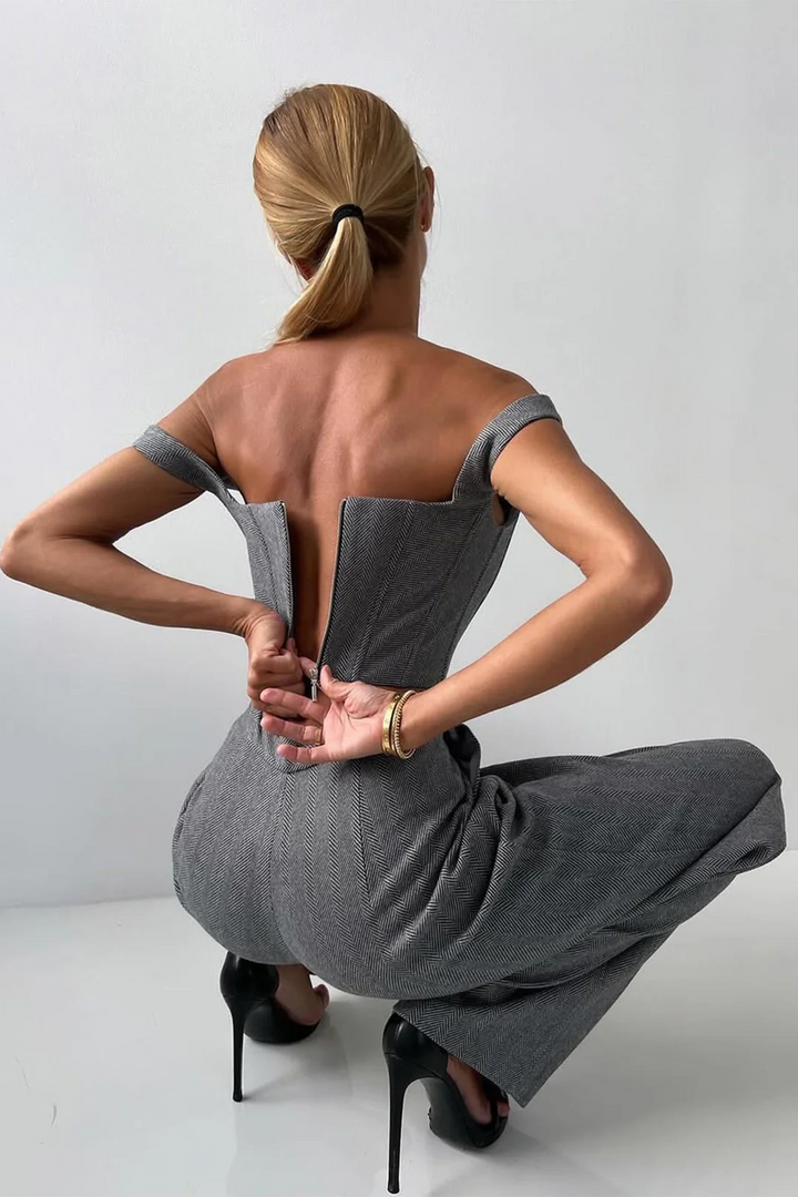 Dolce - Conjunto de Três Peças com Blazer de Dupla Botoadura