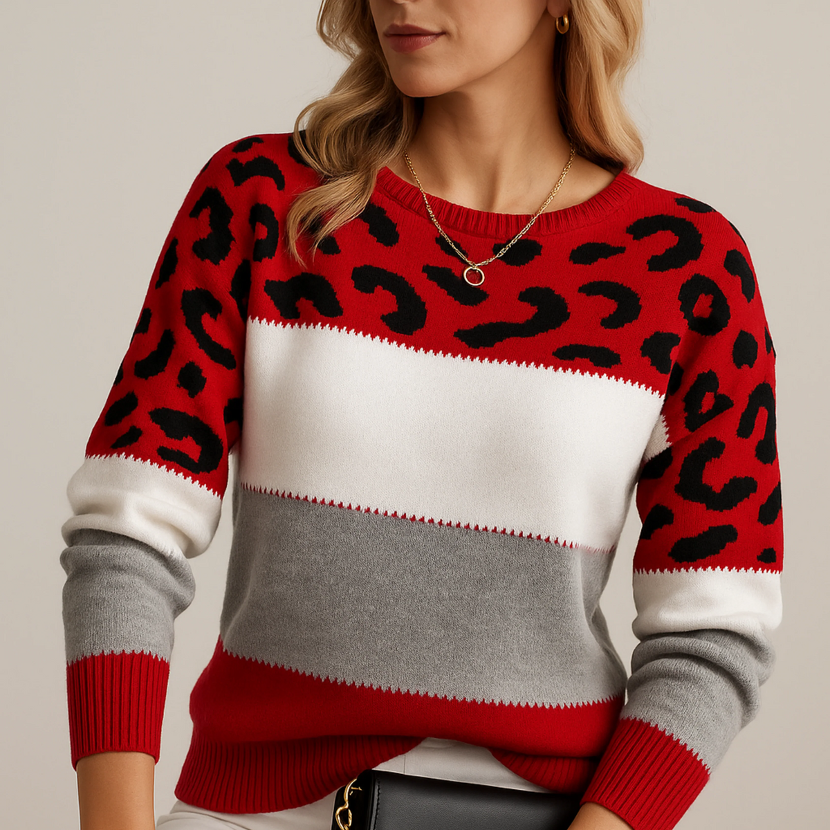 CASANOVA™ | Camisola Elegante de Leopardo