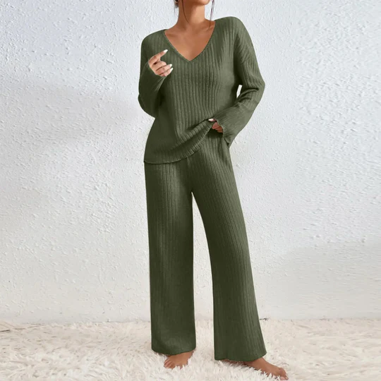 Vivienne Conjunto de Duas Peças com Top e Calças