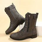 Silvia - Botas com Suporte Plantar de Biqueira Redonda