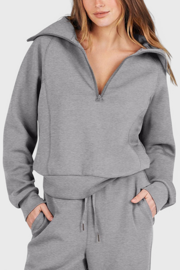Berken - Conjunto Lounge de Duas Peças de Manga Comprida