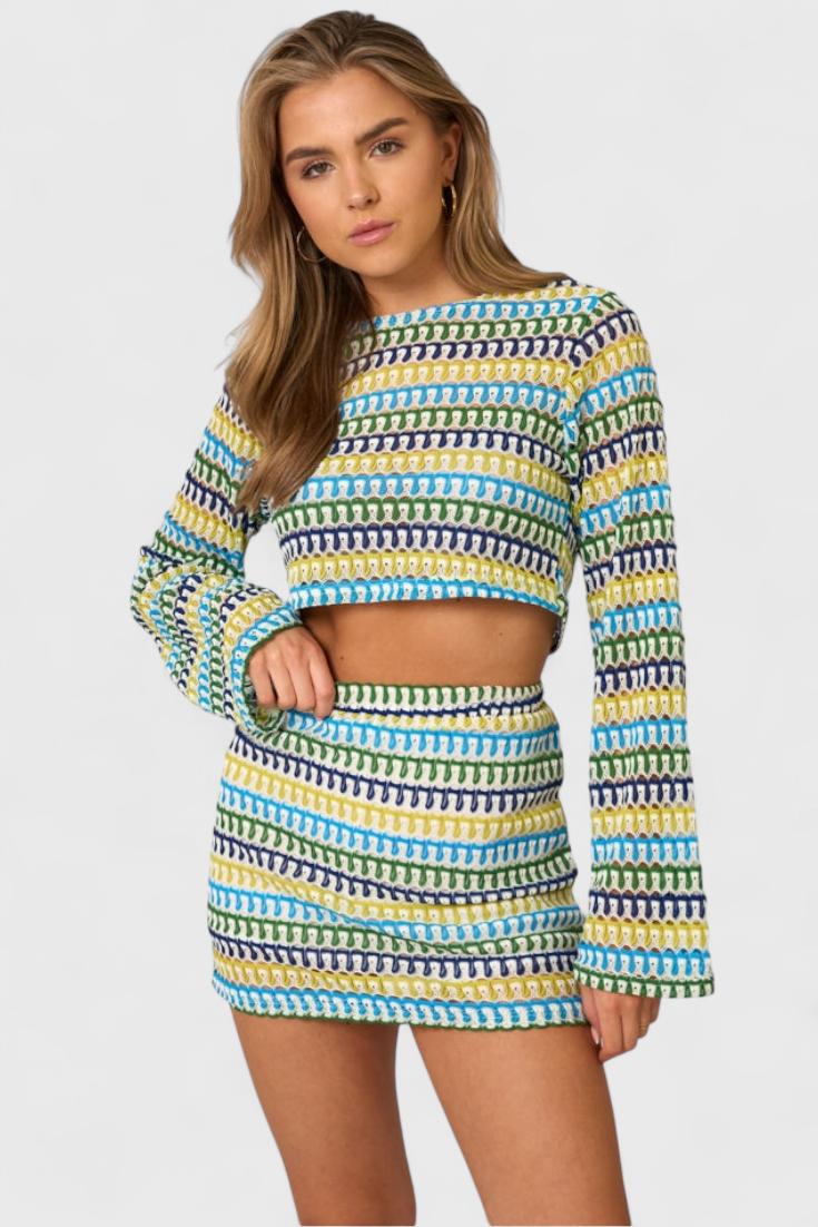 Islene Conjunto Boho de Crochê Leve