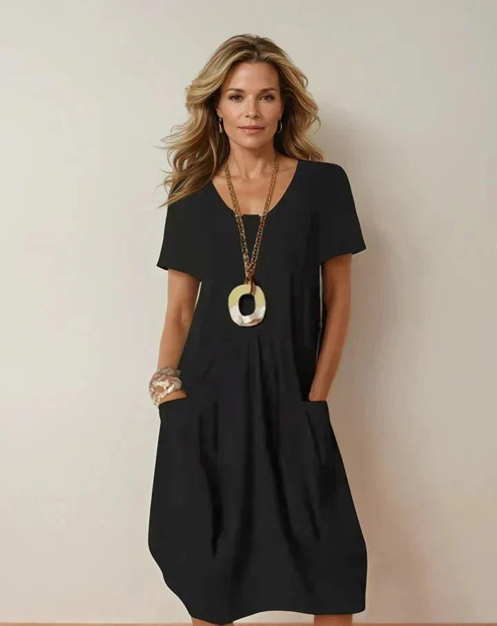 Marisa | Vestido Fluido de Estilo Casual
