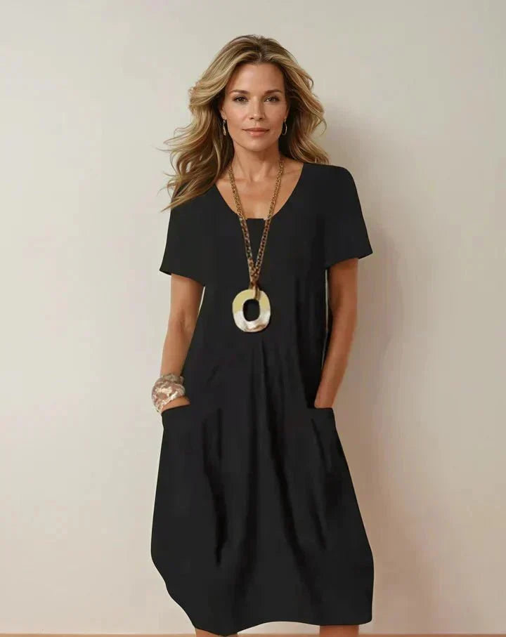 Marisa | Vestido Fluido de Estilo Casual