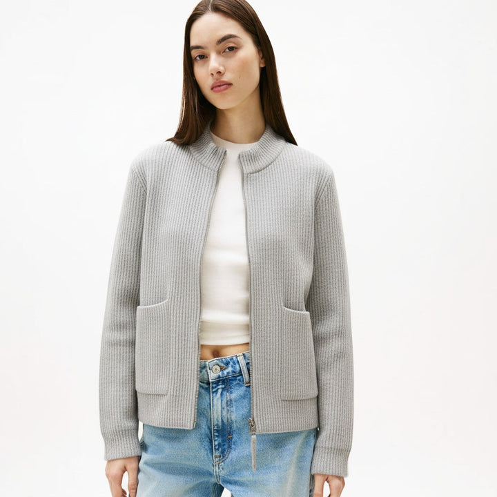 Renna Cardigan de Malha de Algodão