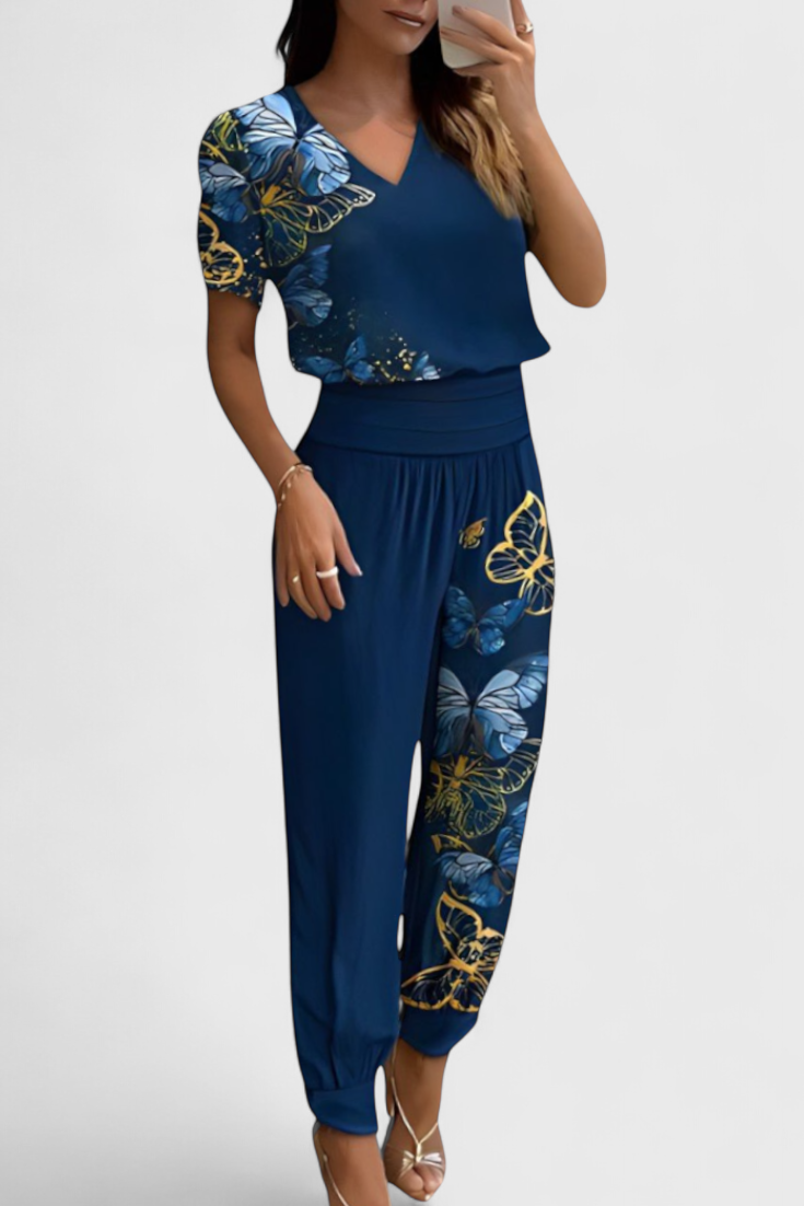 Cassandra - Conjunto de Blusa e Calças
