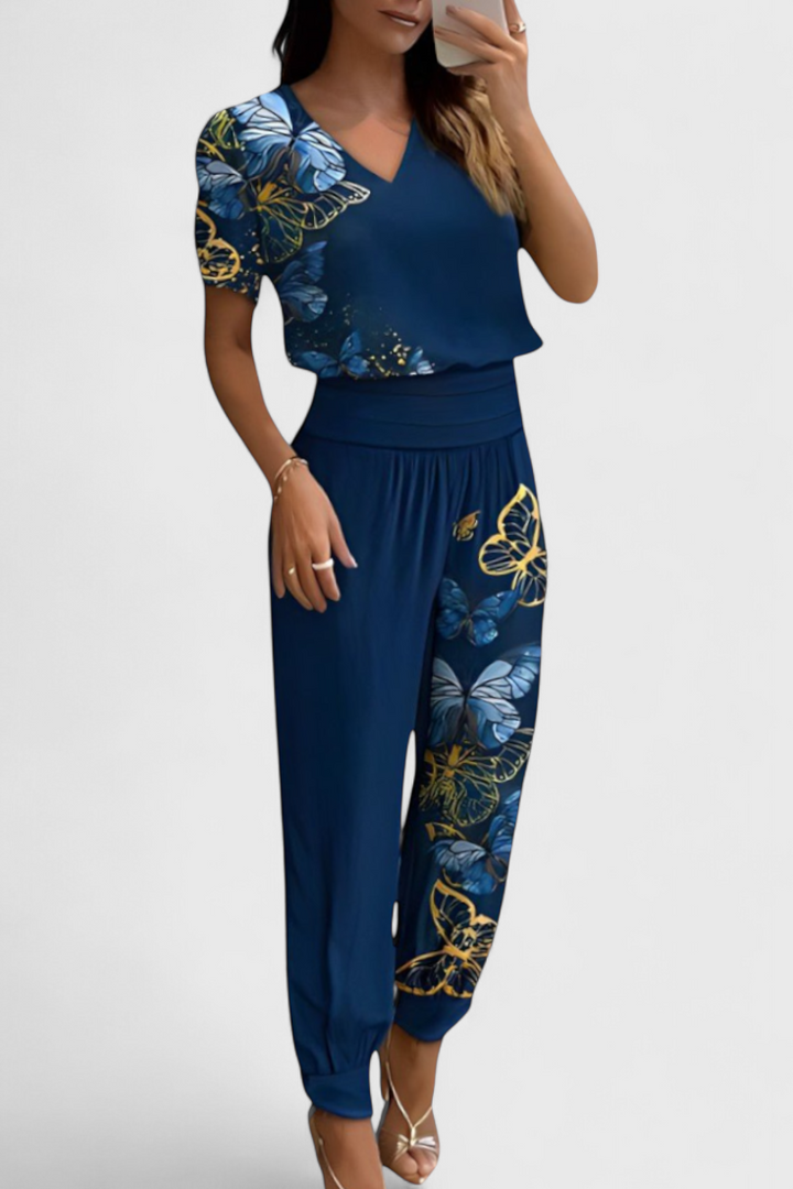 Cassandra - Conjunto de Blusa e Calças