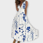 Romy - Vestidos florais com decote em V