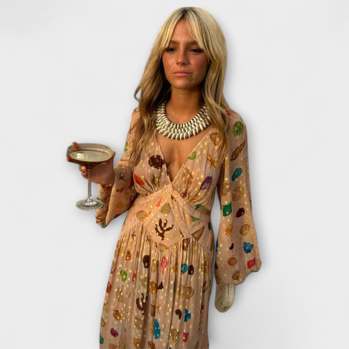 Lauren - Vestido Shell Reign em Tamanho Petite