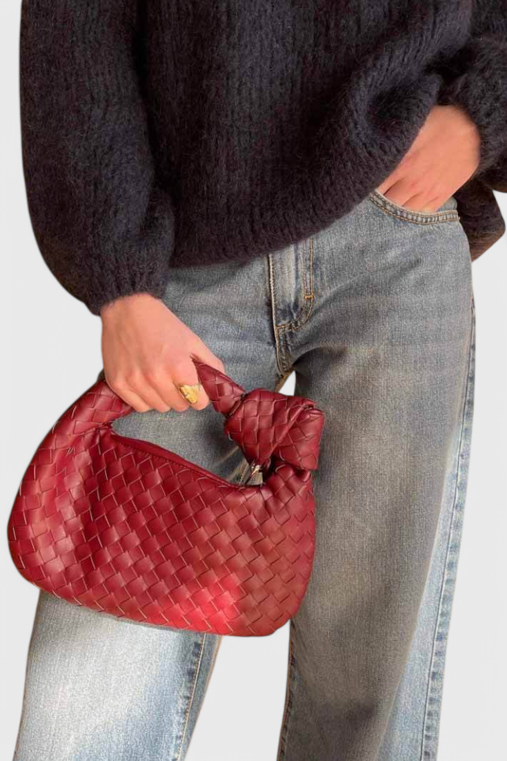 Sage Mala Satchel Mini Entrançada