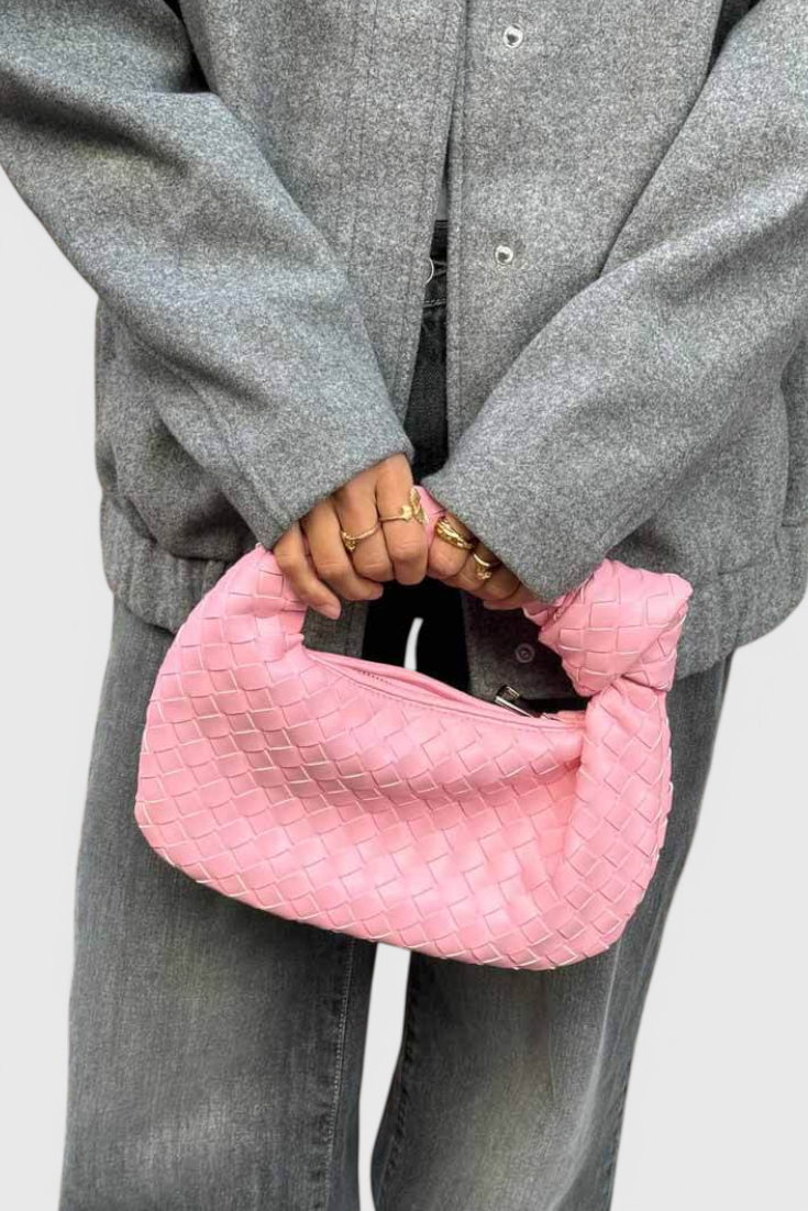Sage Mala Satchel Mini Entrançada
