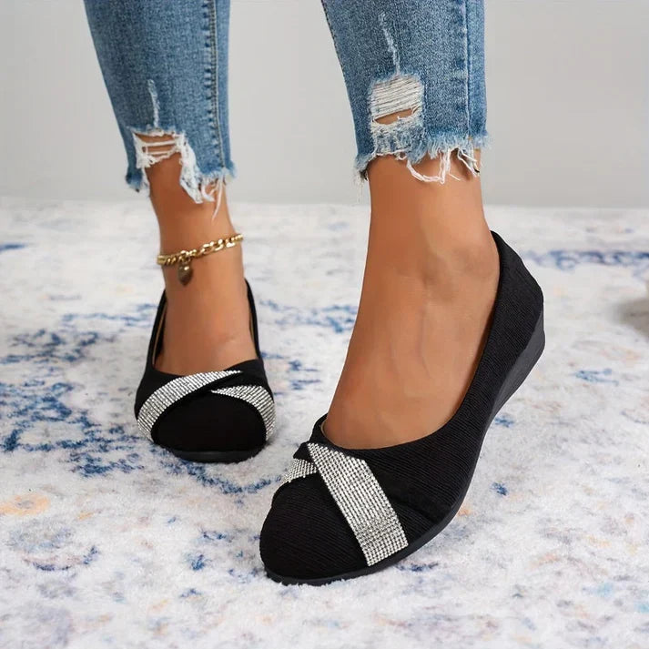 Ariana - Sapatos Leves e Ortopédicos com Cunha