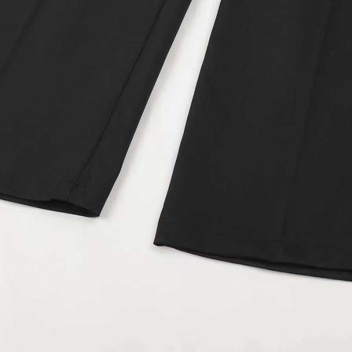 Calças de fato para mulher com cintura alta