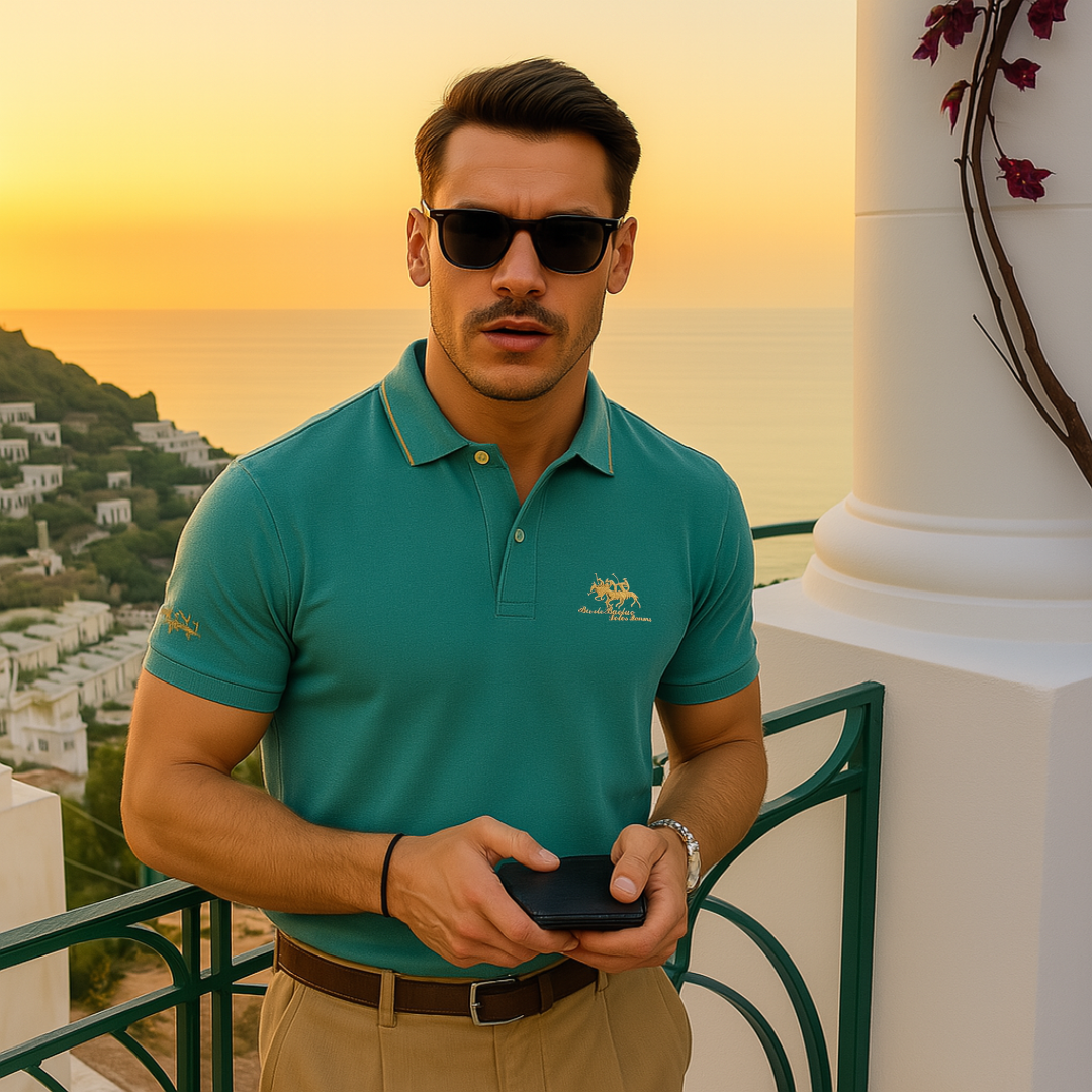 JOSEPH | Polo Clássico de Algodão com Bordado Exclusivo