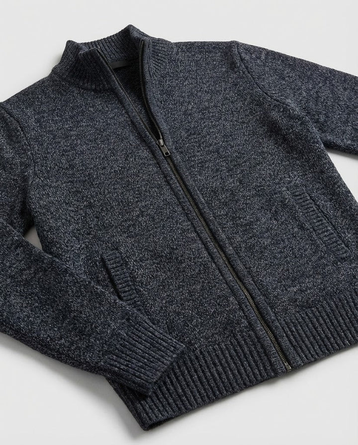 Leandro | Cardigan de Lã Merino