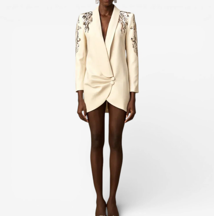 Gisela™ | Elegante Vestido Estilo Blazer Bordado