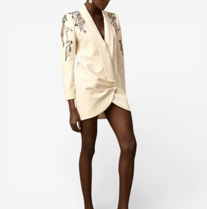 Gisela™ | Elegante Vestido Estilo Blazer Bordado