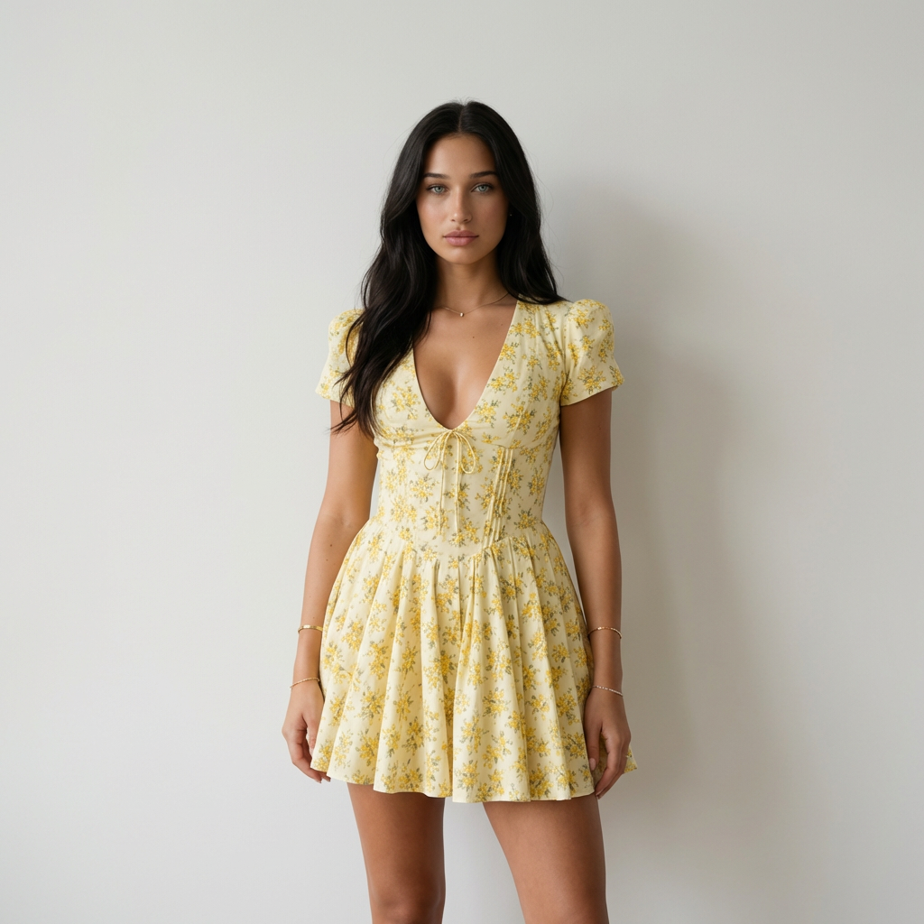 Camila - Vestido Mini Floral