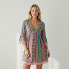 Luciana Vestido Boho Étnico