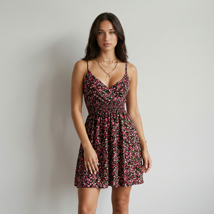 Camila - Vestido Floral Cruzado