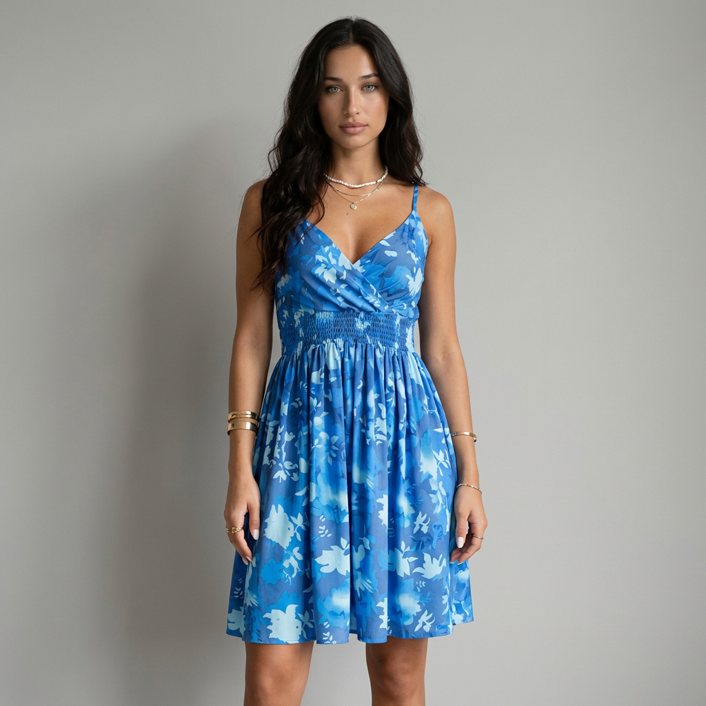 Camila - Vestido Floral Cruzado
