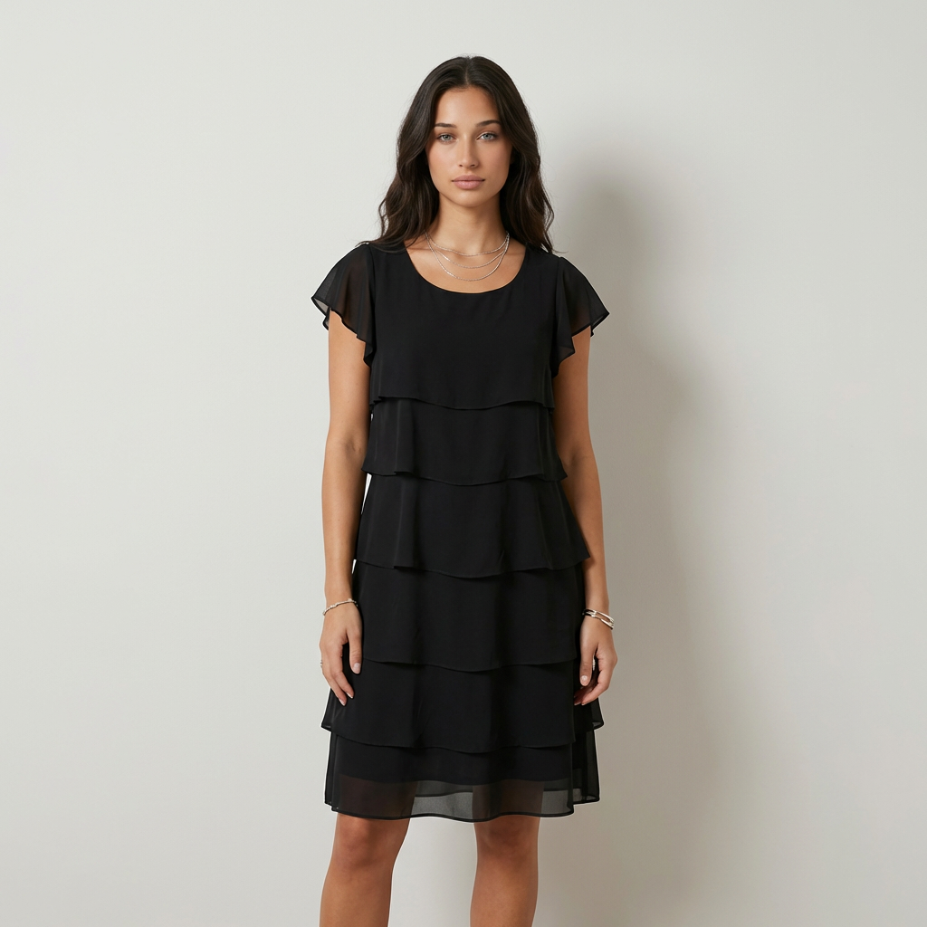 Martina Vestido Midi com Folhos