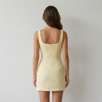 Daniela - Vestido Ajustado Amarelo
