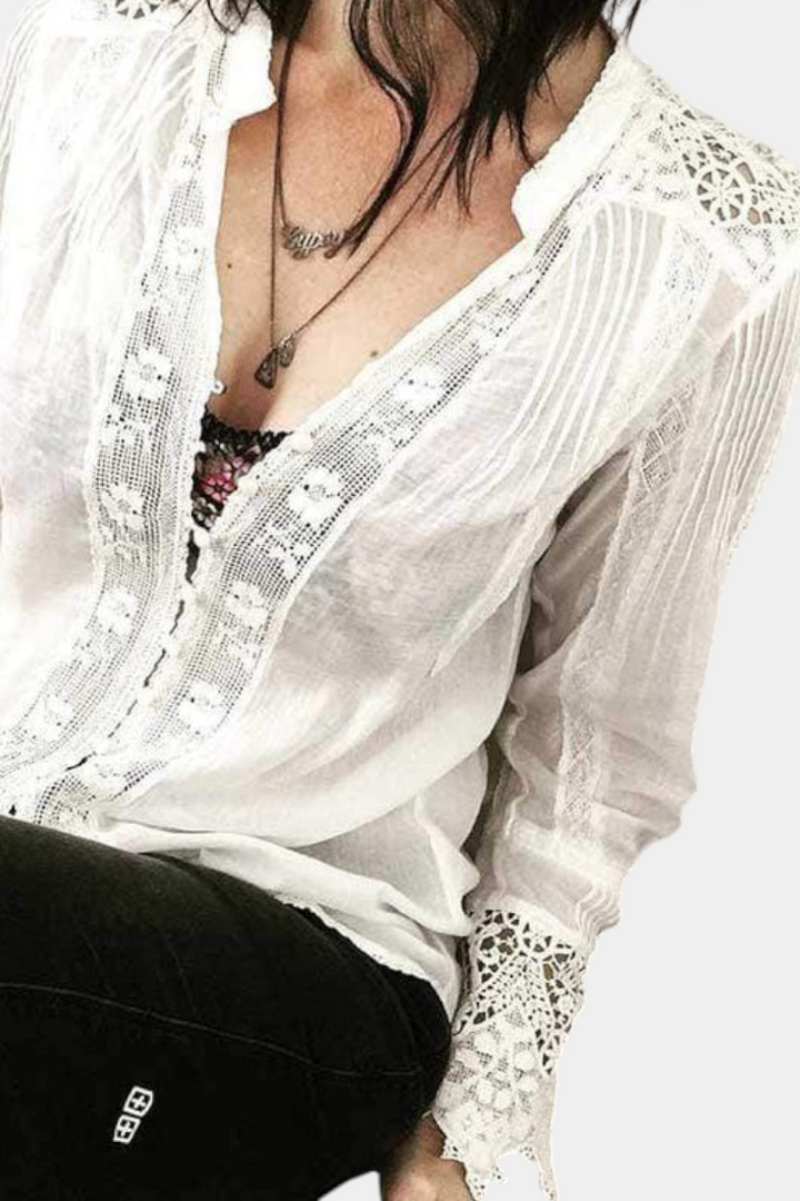 Blusa de Renda Bernelle